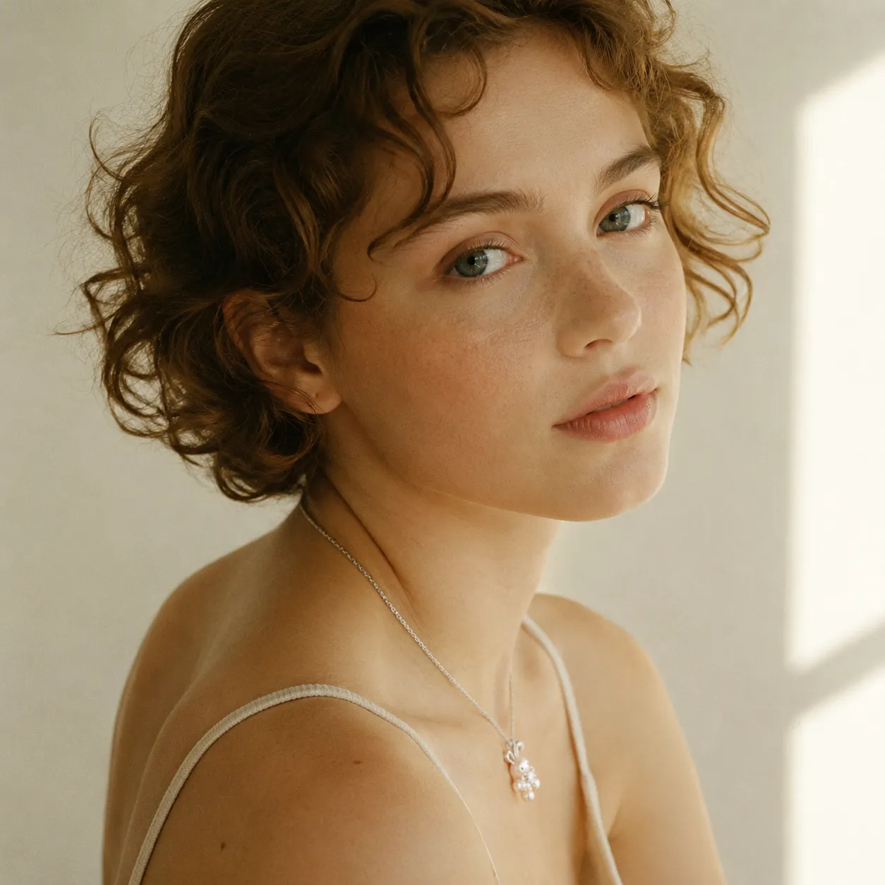 Cute Pearl Bunny Zircon Necklace