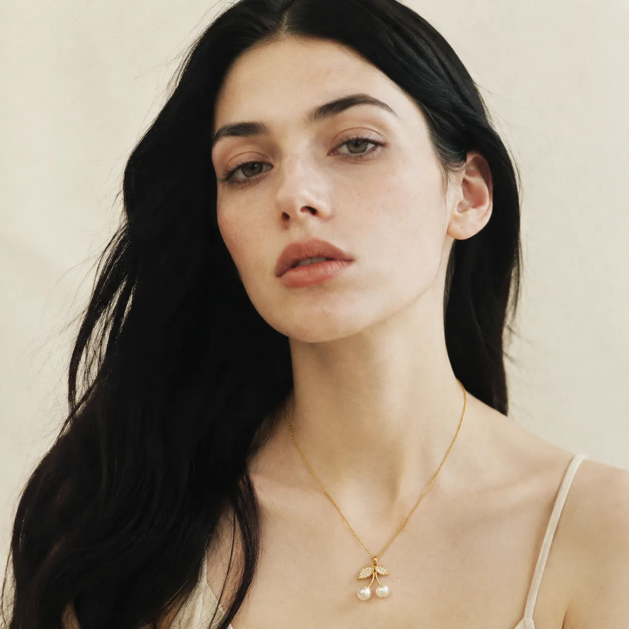 Pearl Cherry Necklace