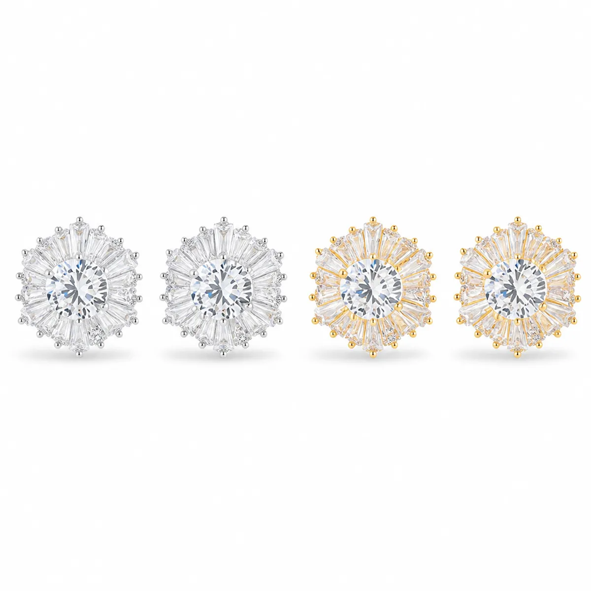 Sunflower Zircon Studs