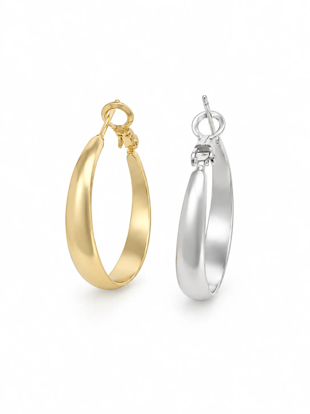 Brass Hoop Earrings 742-30