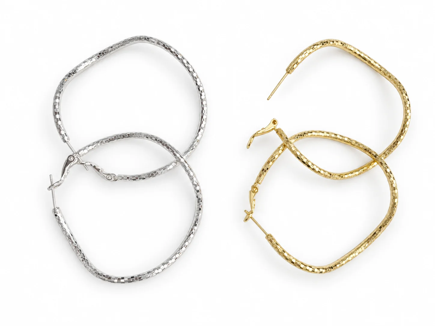 Brass Hoop Earrings 673-50