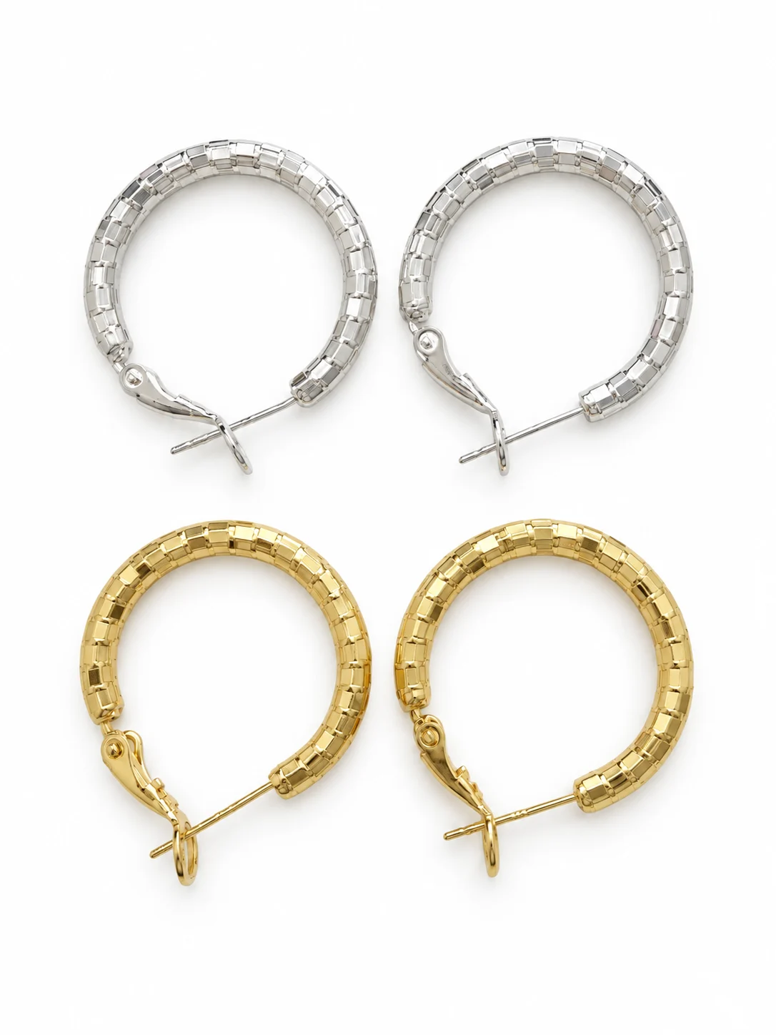 Brass Hoop Earrings 722-25
