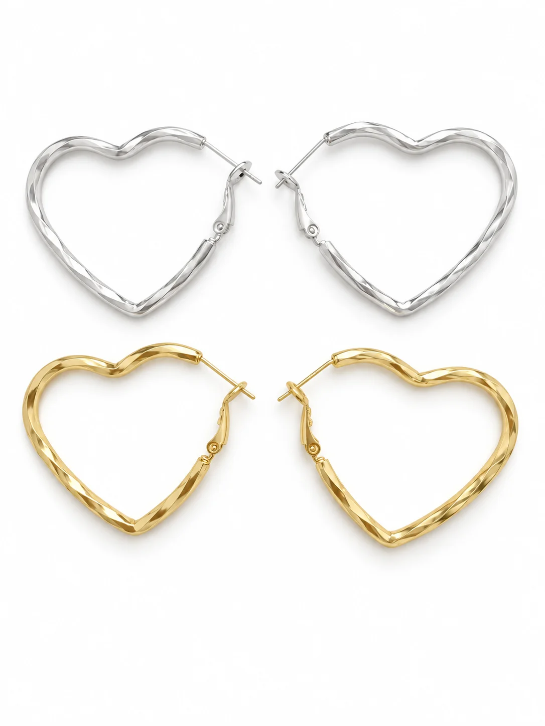 Brass Hoop Earrings 172-35