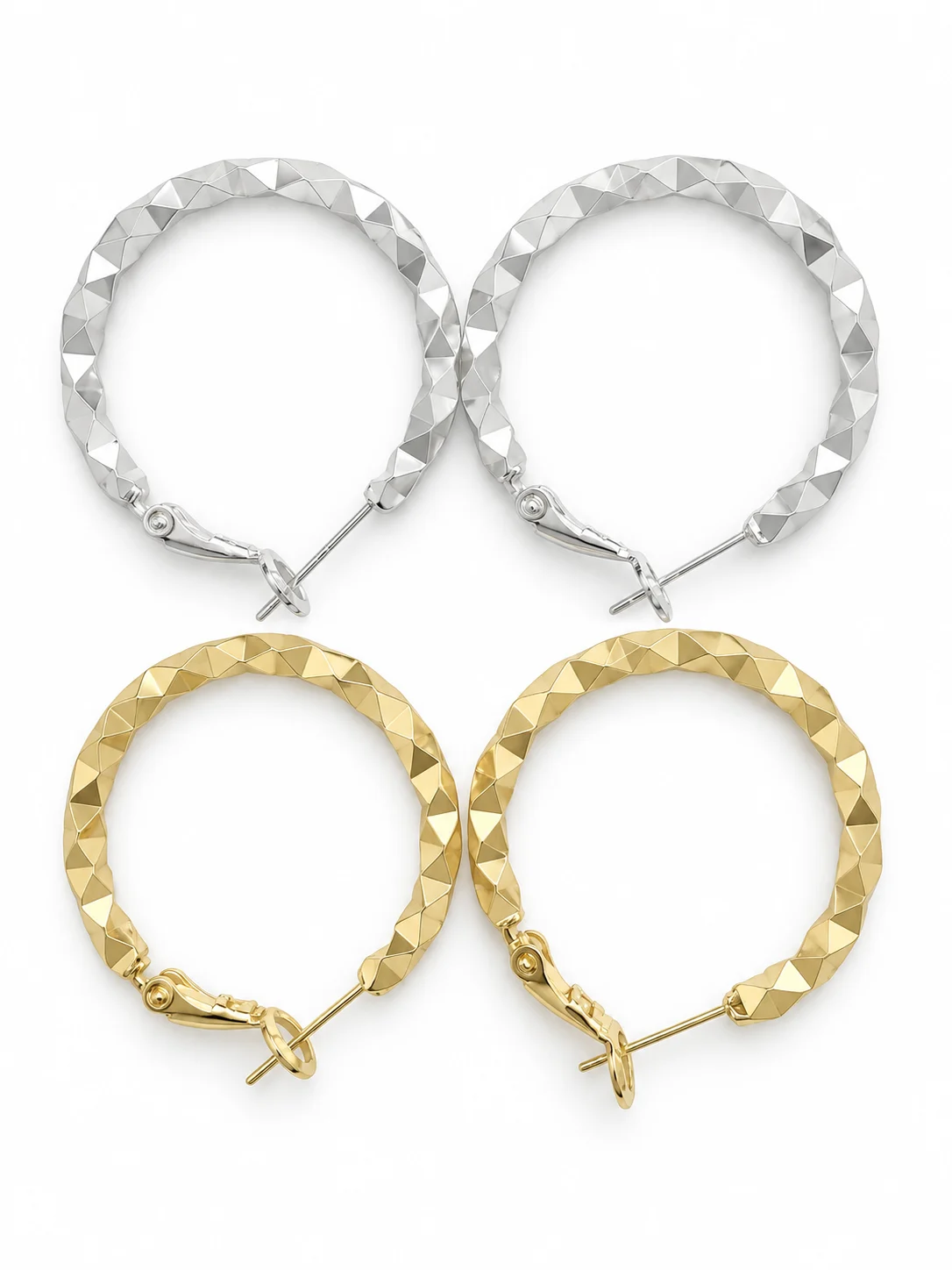 Brass Hoop Earrings 41-30