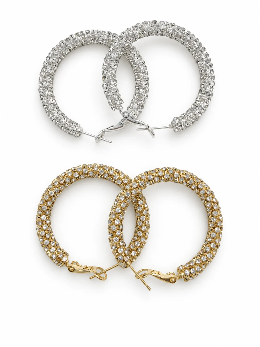 Brass Hoop Earrings 590-40